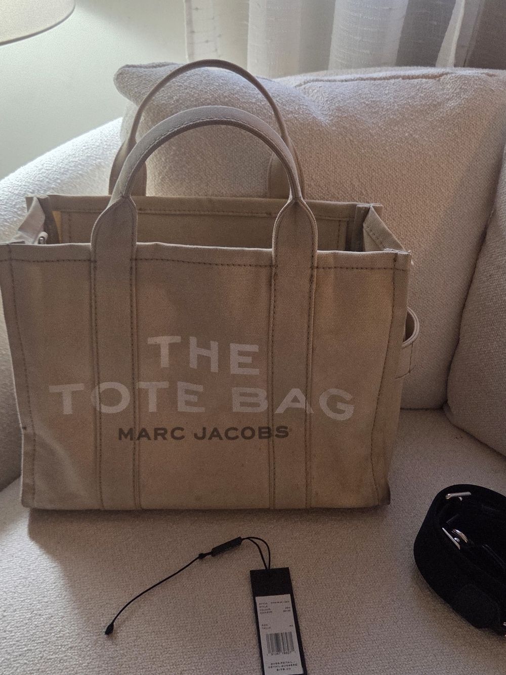 Marc Jacobs The Tote Bag in Beige - Canvas Tote